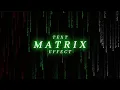 Create a Matrix Text Effect Using Html CSS JS Dev Tech