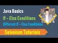19 Java Basics for Selenium - If