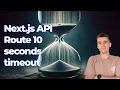 How To Fix Next js API Route timeout
