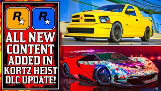 everything new in gta online kortz center heist update all dlc update content new gta5 update