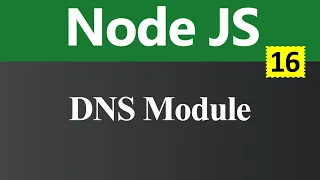 DNS Module in Node JS Hindi