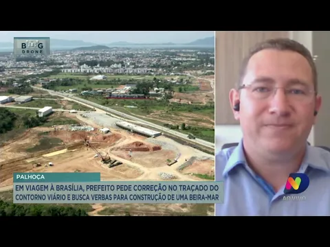 Palhoça: em viagem à Brasília, prefeito pede correção no traçado do Contorno Viário