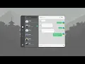 JavaFx UI Chatting App Design