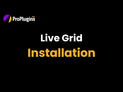 Download MP3 Live Grid - Installation
