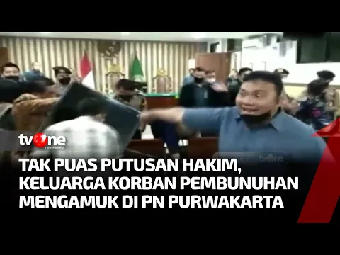 Sidang Kasus Pembunuhan di PN Purwakarta Diwarnai Kericuhan