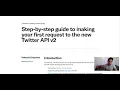 How to get Tweets from Python and run data analysis in Salesforce CRM Analytics