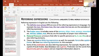 References in semantics
