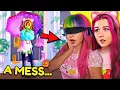 FORCED To Play DTI BLINDFOLDED w/ My SISTER *SO HARD* @enchanteddizzy | ROBLOX Dress to Impress