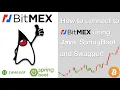 How to connect to BITMEX using Java SpringBoot and Swagger