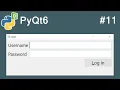 Create A Login Form App Connected To A Database PyQt6 Tutorial
