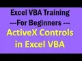 Excel VBA Tutorial 14 - Active X Controls in Excel VBA