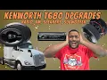 Kenworth T680 Upgrades Radio XM Speakers Subwoofer
