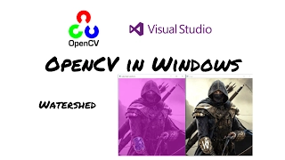 OpenCV in Windows Watershed Sample
