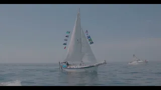 Coming into port after 271 days at sea on a Westsail #shorts