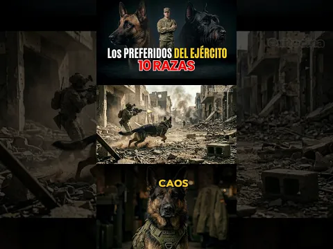 Pastor Alemán: Cerebro de la Unidad Canina #Ejercito #PerrosMilitares #K9