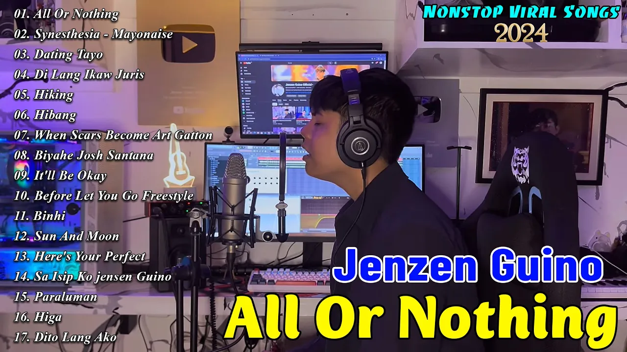 ALL OR NOTHING - JENZEN GUINO | Nonstop Viral Songs 2024 Playlist🏍JENZEN GUINO Best Collection Songs