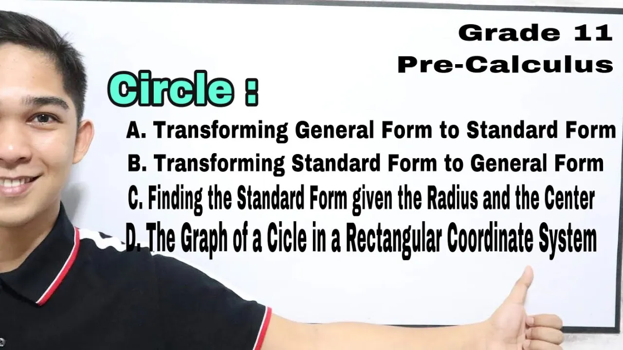 Pre Calculus Fcircle Pre-Calculus - Conic Sections : CIRCLE | YouTube Video Summary | Video ...