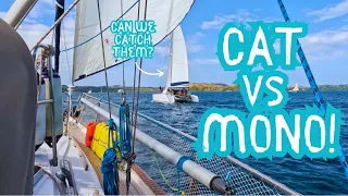 MONO vs CAT!! WHO WIN’S??? (We do) Sailing Regatta in Madagascar! Ep 383