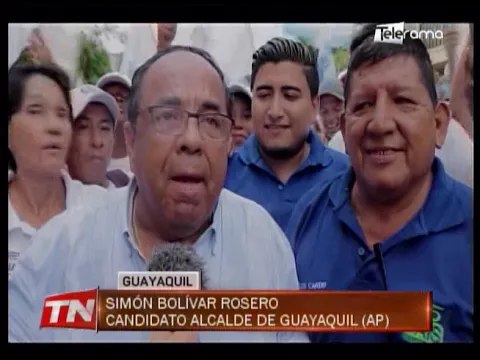 Recorridos y concentraciones marcan campaña por la alcaldía de Guayaquil