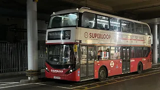 FRV Superloop London Bus Route SL1 Walthamstow Central - North Finchley Bus HA5 LK65 BZB