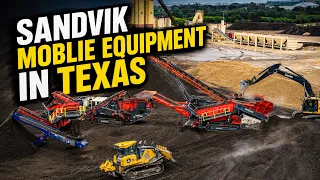 Comal Aggregates Invests in Sandvik  Mobile Equipment
