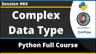 Complex Data Type in Python Python Tutorial - Part 64