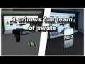 NEW FAL VS FULL TEAM OF SWATS c4 kills PRISON LIFE ROBLOX