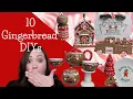 10 Gingerbread DIYs No Cricut Gingerbread DIYs