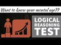 Want to know your mental age Logical reasoning test Matrigma test