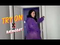 Raincoat Try On Haul with Anny💫4K USA