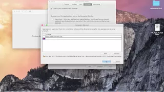 Java Security Blocking Application