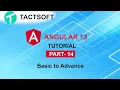 Angular 13 Tutorial in Bangla Part-14 Basic to Advance Course Tactsoft Ltd