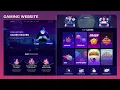 Responsive Gaming Website Design Template Using JS From Scratch