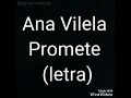 Ana Vilela (Promete)letra
