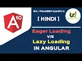 Module loading in Angular Eager Loading Lazy Loading Angular 10 Tutorials in Hindi Part-47