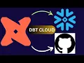 Connect DBT Cloud to Snowflake Integration with GitHub DBT Starter Models