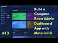 Build a Complete React Admin Dashboard App React Material UI Bootstrap 4 Light Dark Mode