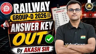Railway Group D 2026 | Answer Key Out🔥| By Akash Sir | Vidyagram