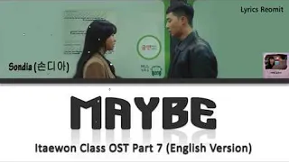 sondia maybe english version itaewon class ost part 7 lyrics