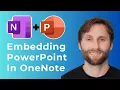 How to Embed PowerPoint in OneNote Full guide