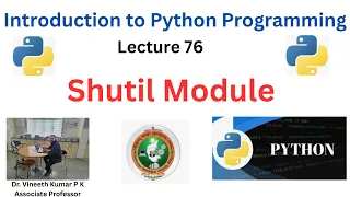 Shutil Module in Python File Organizing File Management Explained VTU Python Programming