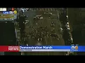 Demonstrators March In Support Of Transgender Women Attacked