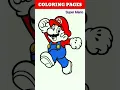 Super Mario Coloring Pages Coloring Sheets Coloring Pictures