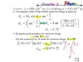 Problem Solving For Sinlge Slit and Diffraction Grating