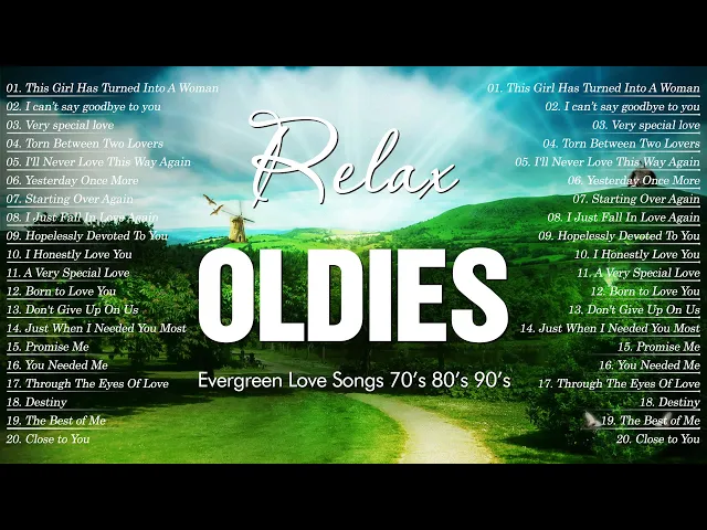 Download MP3 Best Beautiful Evergreen Cruisin Love Songs Of 70's 80's 90's 💕 Relax Oldies Music 🌿
