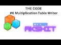The Code Multiplication table writer Goto Statement