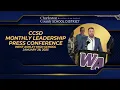 CCSD Monthly Leadership Press Conference January 28 2025
