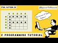 Star Pattern Program 20 in C Language in Hindi F Star Pattern C Programming Tutorial