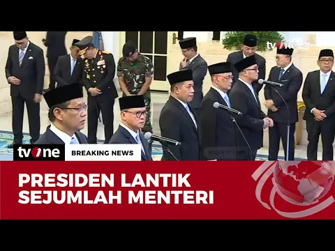 Reshuffle Kabinet, Presiden Lantik Sejumlah Menteri