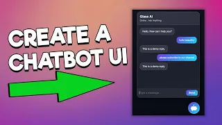 Chatbot UI Design Tutorial HTML CSS JavaScript Build a Chatbot UI with HTML CSS JS 2025